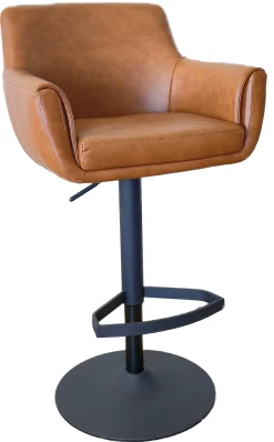 Homeville Agnes kunstlæder cognac/sort