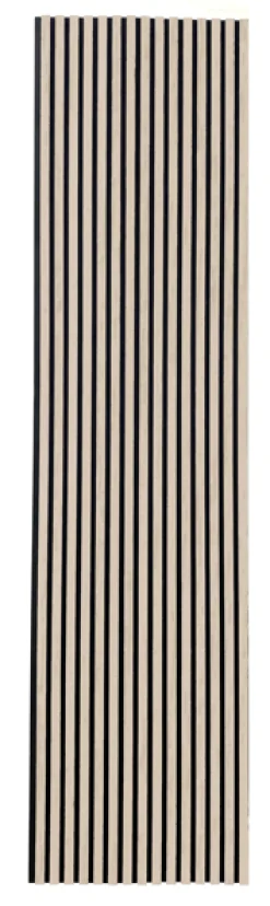 Homeville Akustikpanel lys eg 240x60,5x1,3cm