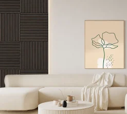 Homeville Akustikpanel mørk eg 60x60,5x1,3cm