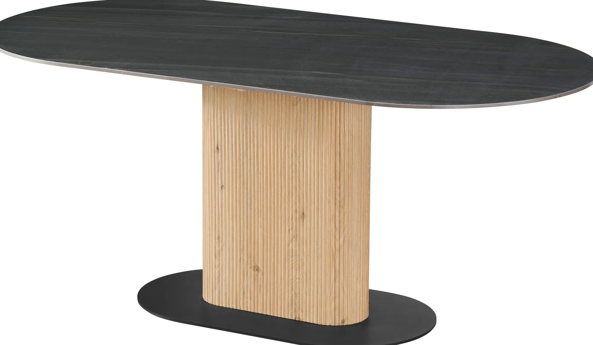 Homeville Alba 180x90x76cm mørkegrå/natur