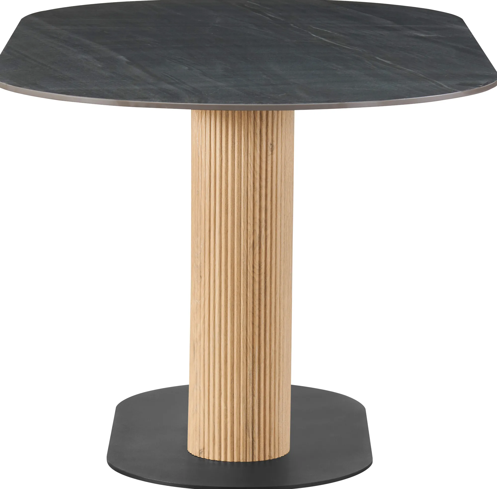 Homeville Alba 180x90x76cm mørkegrå/natur