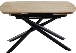 Homeville Alicante 190x90x73cm sintret sten beige/sort