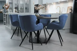 Homeville Alma velour blå