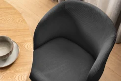 Homeville Amelia med drejefunktion fløjl mørkegrå