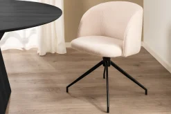 Homeville Amelia med drejefunktion fløjl beige