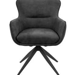 Homeville Ane med drejefunktion suede sort