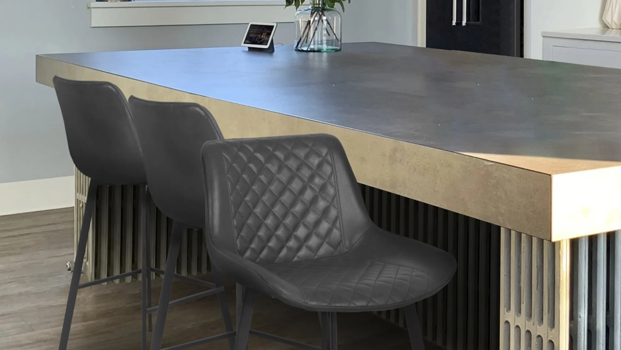 Homeville Astrid suede sort/sort