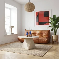 Furnhouse Aura creme hvid ø80x45cm