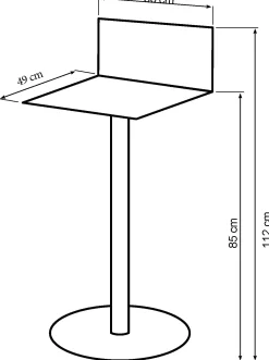 Homeville Aura kunstlæder sort/sort