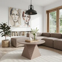 Furnhouse Aura mokka mousse ø80x45cm