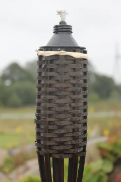 Moreland Bambusfakkelsæt sort 150cm