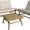 Homeville Bambus loungesæt beige