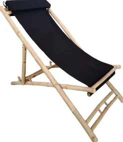 Homeville Bambus strandstol sort