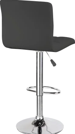 Homeville Barstol kunstlæder sort/krom