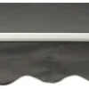 Essence Åben markise 350x250cm antracitgrå/hvid