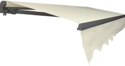 Essence Åben markise 350x250cm creme/antracitgrå