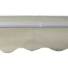 Essence Åben markise 200x150cm creme/hvid