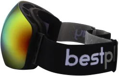 Bestplay skibrille voksen rød og gul