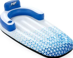 Bestway Hydro-Force loungestol blå/hvid 191x107cm