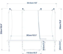 Bestway Xtreme Air trampolin Ø305cm