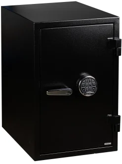 Workmann Brandsikkert pengeskab sort 69x44x52cm