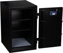 Workmann Brandsikkert pengeskab sort 69x44x52cm