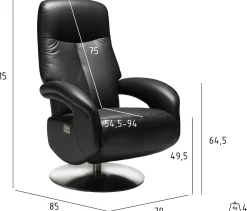 Furnhouse Bull læder sort