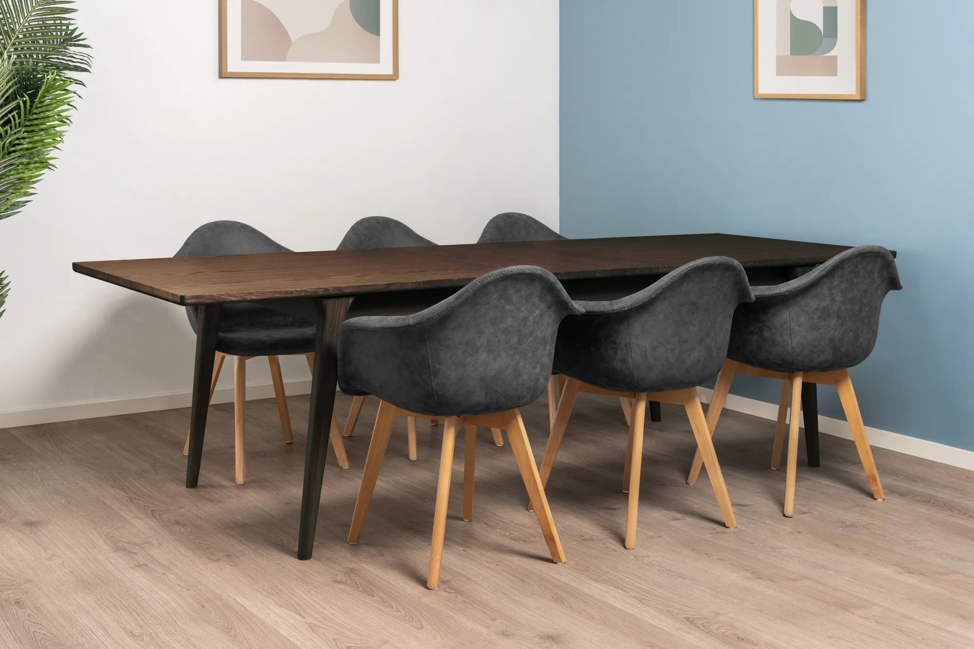 Homeville Calvia 270x95x75cm eg smoked/smoked
