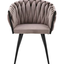 Homeville Carrie velour lysebrun