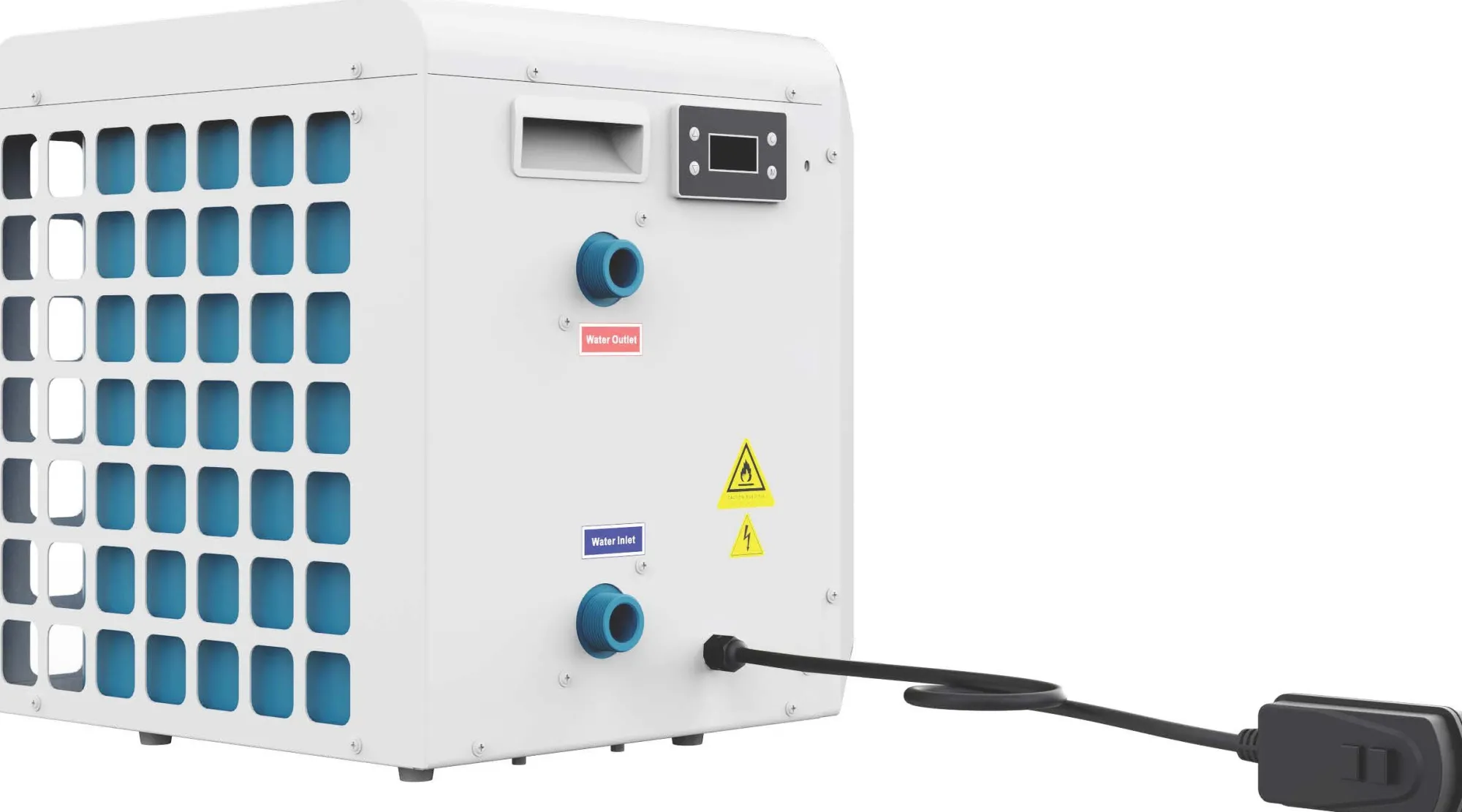 Coolsplash Heat 4 kw varmepumpe hvid