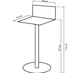 Homeville Dicte kunstlæder sort/sort