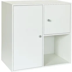Homeville Drammen væghængt hvid 69,6x69,6x38cm