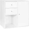Homeville Drammen væghængt hvid 69,6x69,6x38cm
