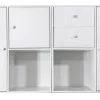 Homeville Drammen væghængt reolsæt hvid 69,6x69,6x38cm