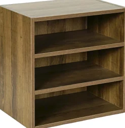 Homeville Drammen væghængt valnød 35,4x35,4x25cm
