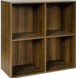 Homeville Drammen væghængt valnød 69,6x69,6x30cm