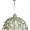 Homeville Econ pendel rattan hvid