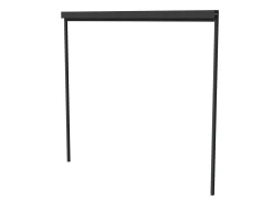 Essence Elektrisk bagvæg til pergola med lameltag antracitgrå
