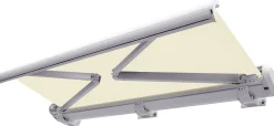 Essence Elektrisk markise lukket 400x300cm creme/hvid