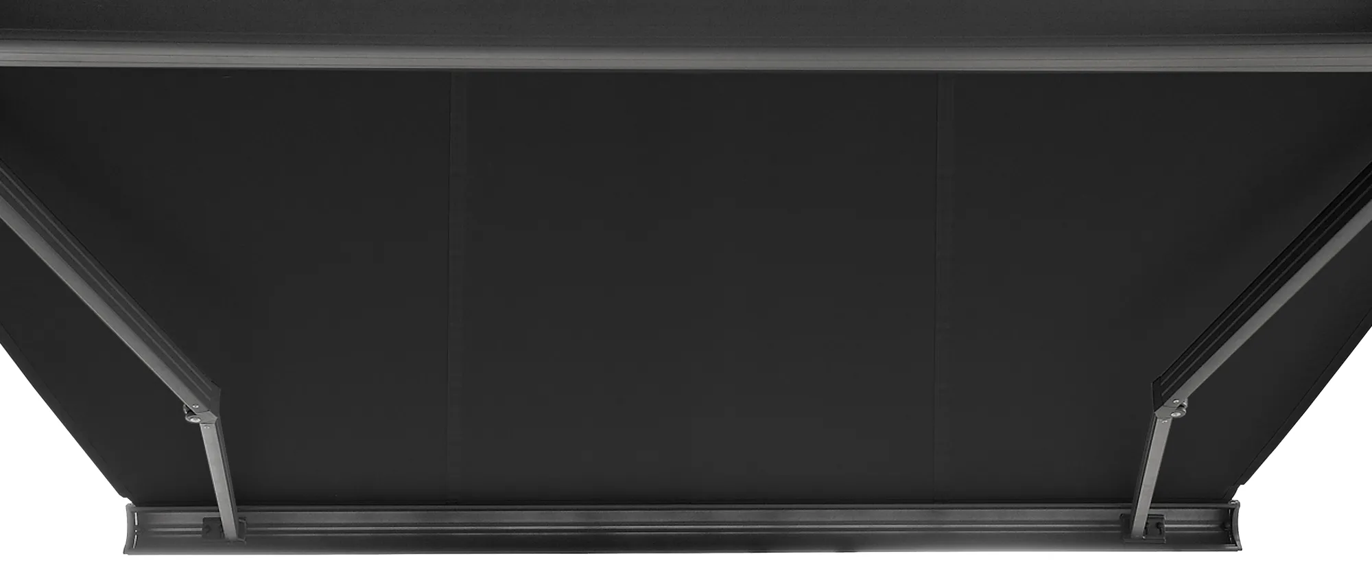 Essence Elektrisk markise lukket 450x300cm sort/antracitgrå