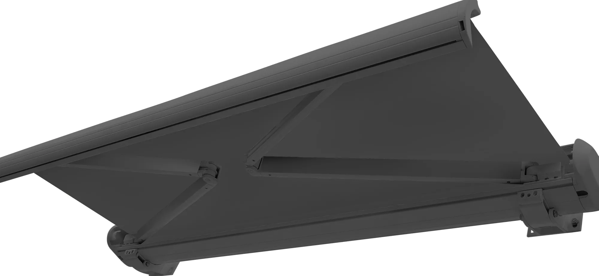 Essence Elektrisk markise lukket 350x300cm antracitgrå/antracitgrå