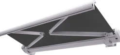 Essence Elektrisk markise lukket 350x300cm antracitgrå/hvid