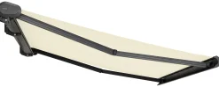 Essence Elektrisk markise lukket 450x300cm creme/antracitgrå