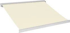 Essence Elektrisk markise lukket 500x300cm creme/hvid