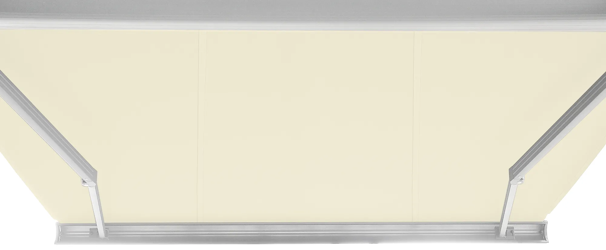 Essence Elektrisk markise lukket 500x300cm creme/hvid