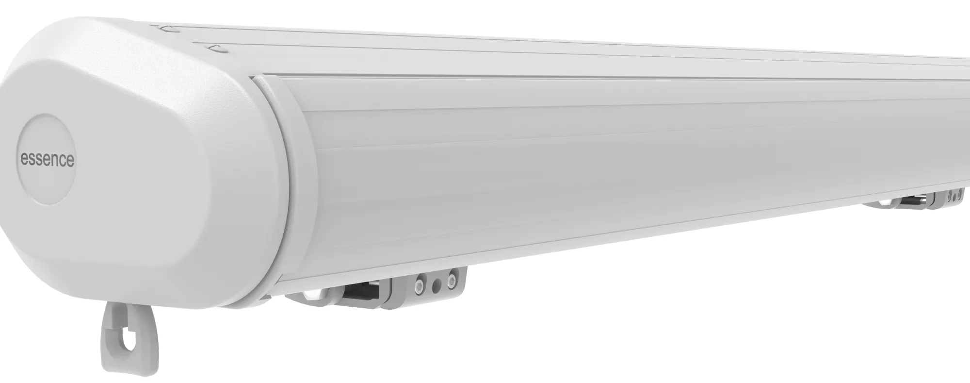Essence Elektrisk markise lukket 550x300cm hvid/creme