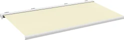 Essence Elektrisk markise lukket 600x300cm hvid/creme
