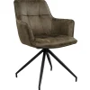Homeville Elina med drejefunktion suede oliven