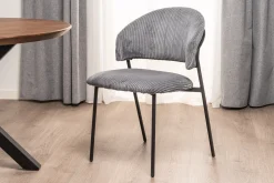 Homeville Elise fløjl grå