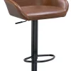 Homeville Emma kunstlæder cognac/sort